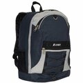 Everest Trading Everest  17 in. Two-tone Backpack with Mesh Pockets EV122695